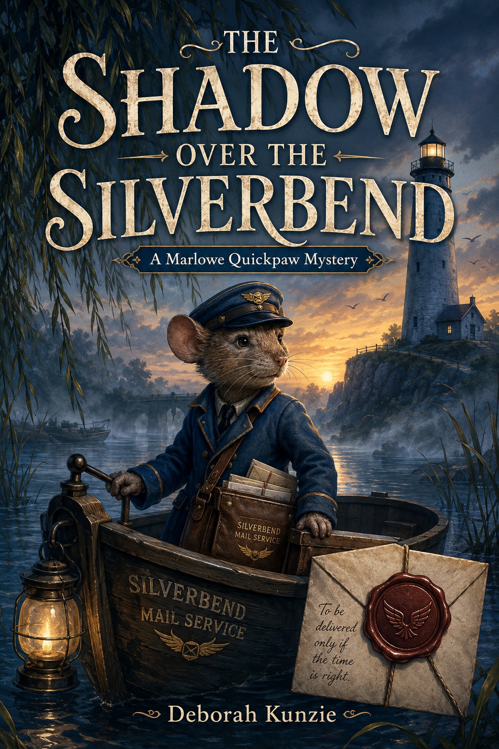 Book cover of The Shadow Over the Silverbend by Deborah Kunzie